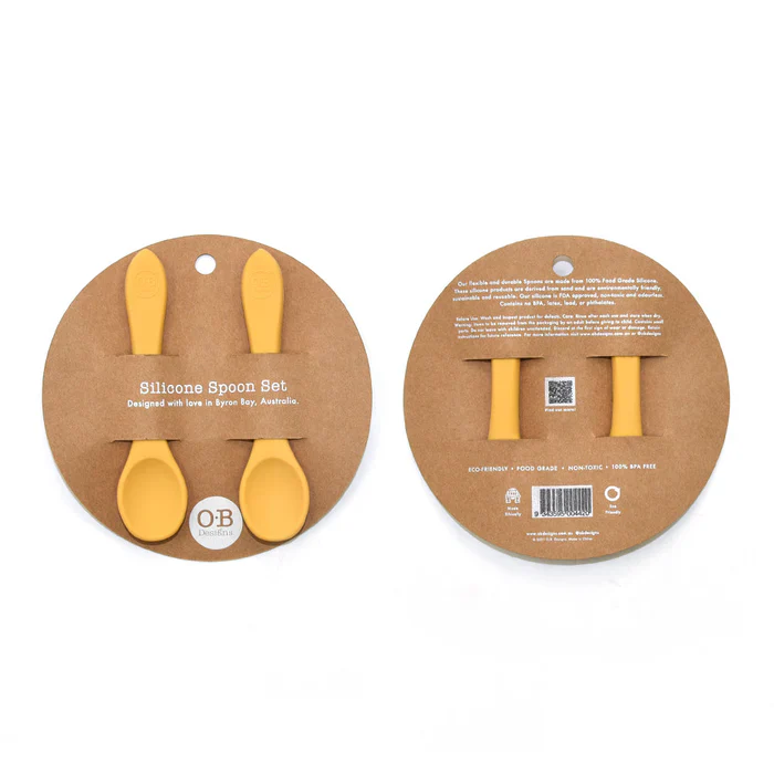 2pk Silicone Baby Spoons - Image 3