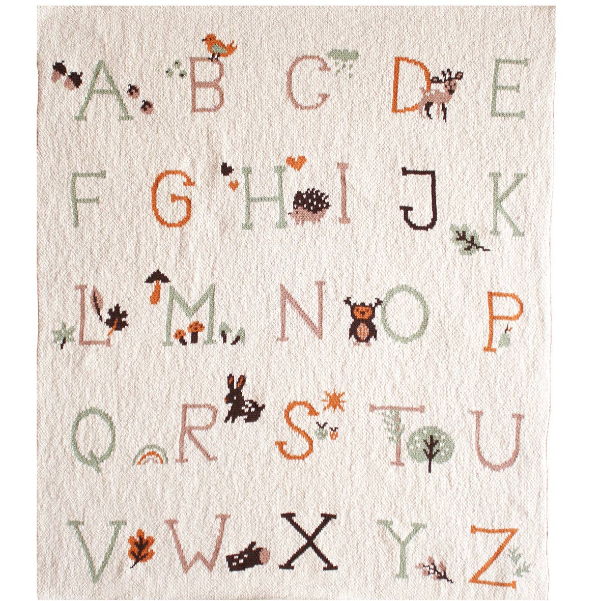 Blanket | Alphabet - Natural - Image 2