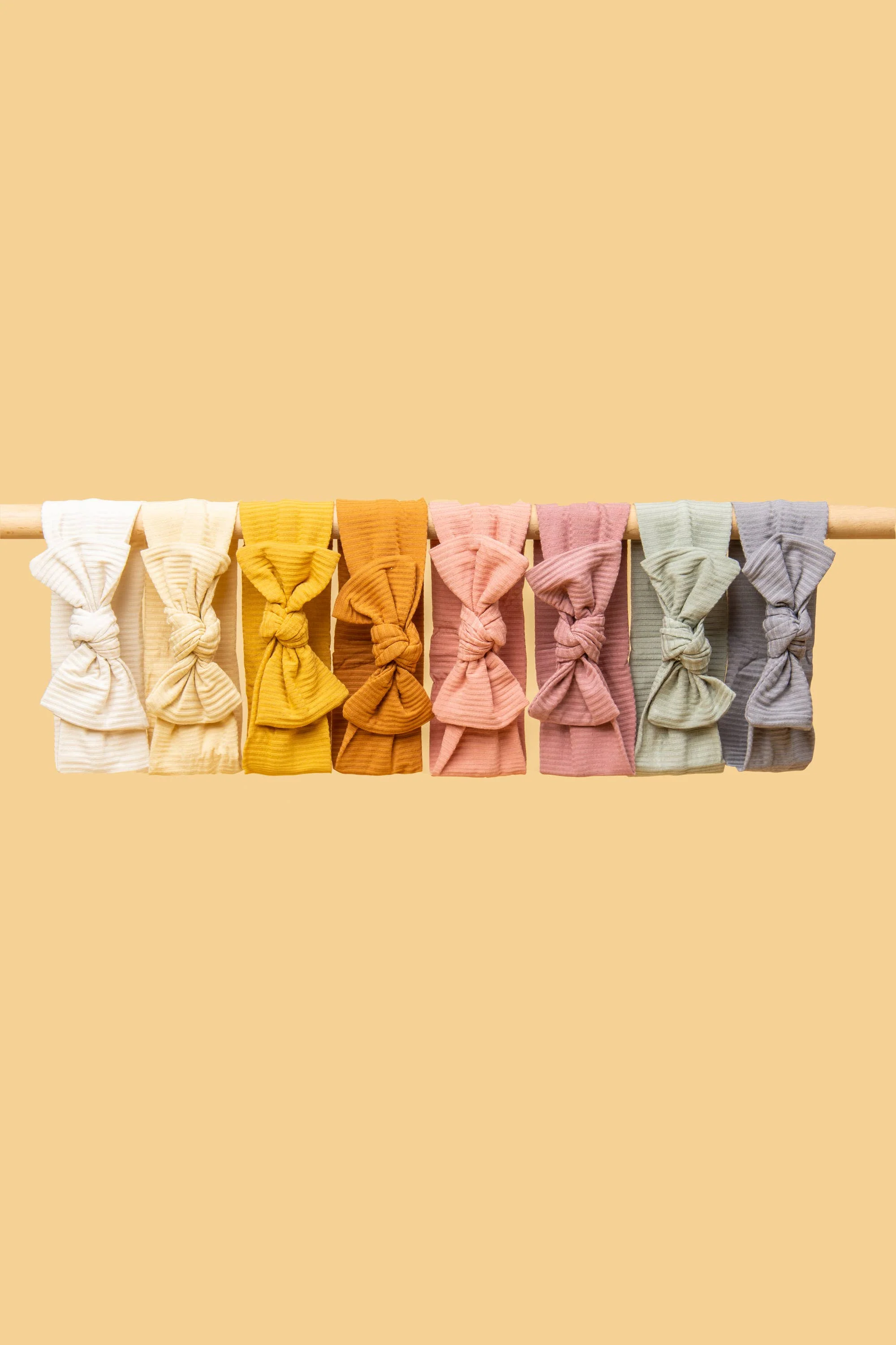 Headband | Bamboo Stretch Bow - Assorted - Image 17