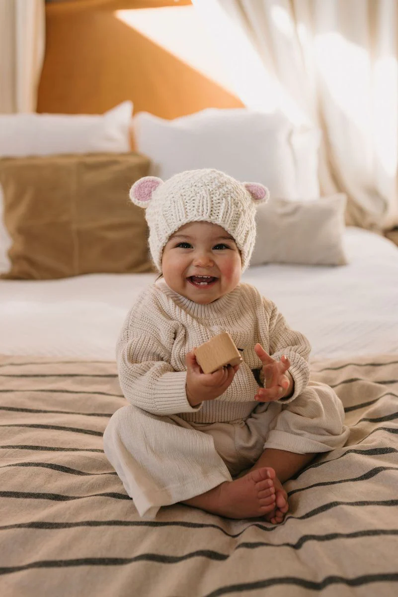 Beanie | Bear - Cream - Image 4