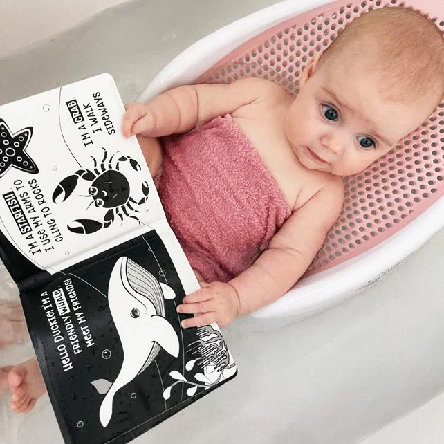 Black and White Bath Book | Duckie Goes On An Adventure - Image 3