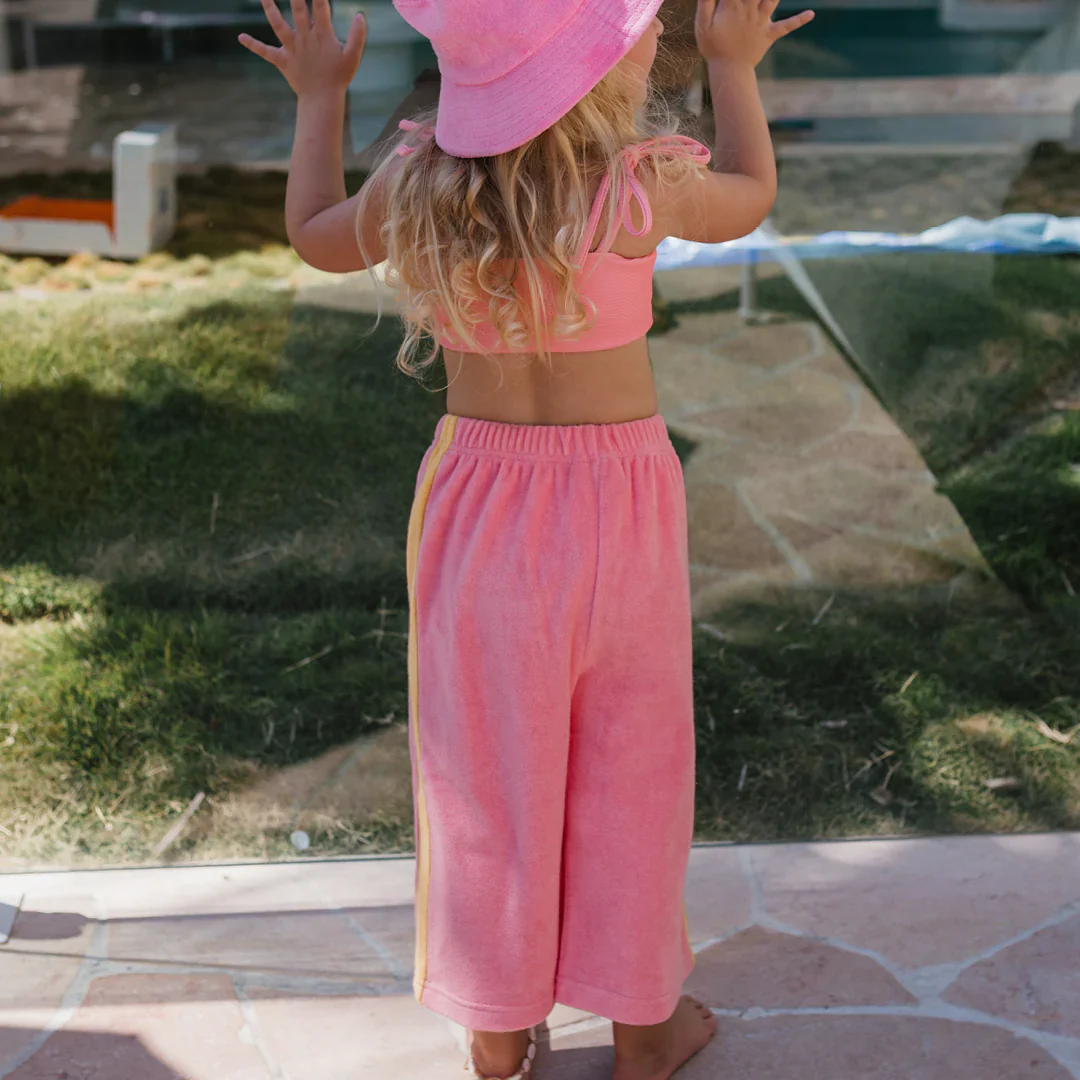 Ciao Tutti Wide Leg Pants - Pink Icing & Golden Cream - Image 10