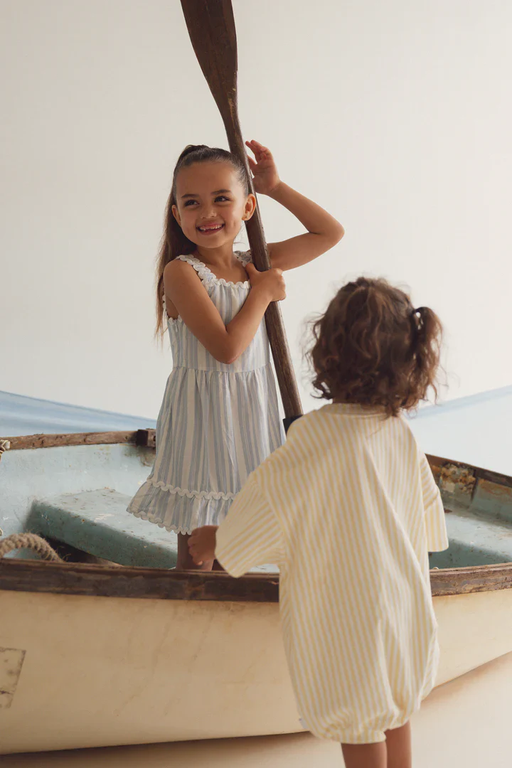 Dress | Blue Summer Wave - Image 4