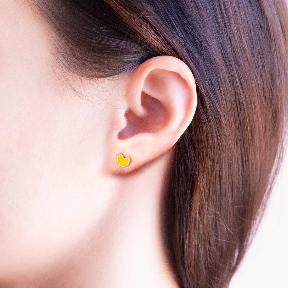 Earrings | Duck - Gold - Image 3