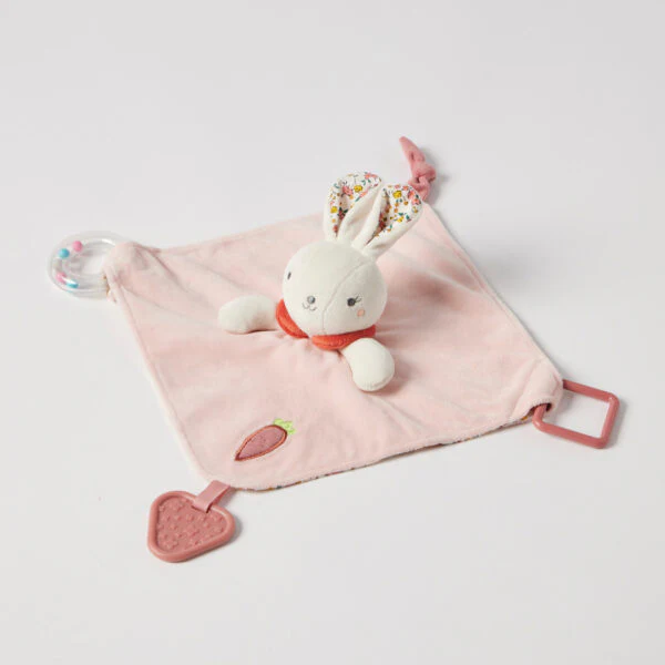 Hugglies | Bunny Rattle Comforter - Image 2