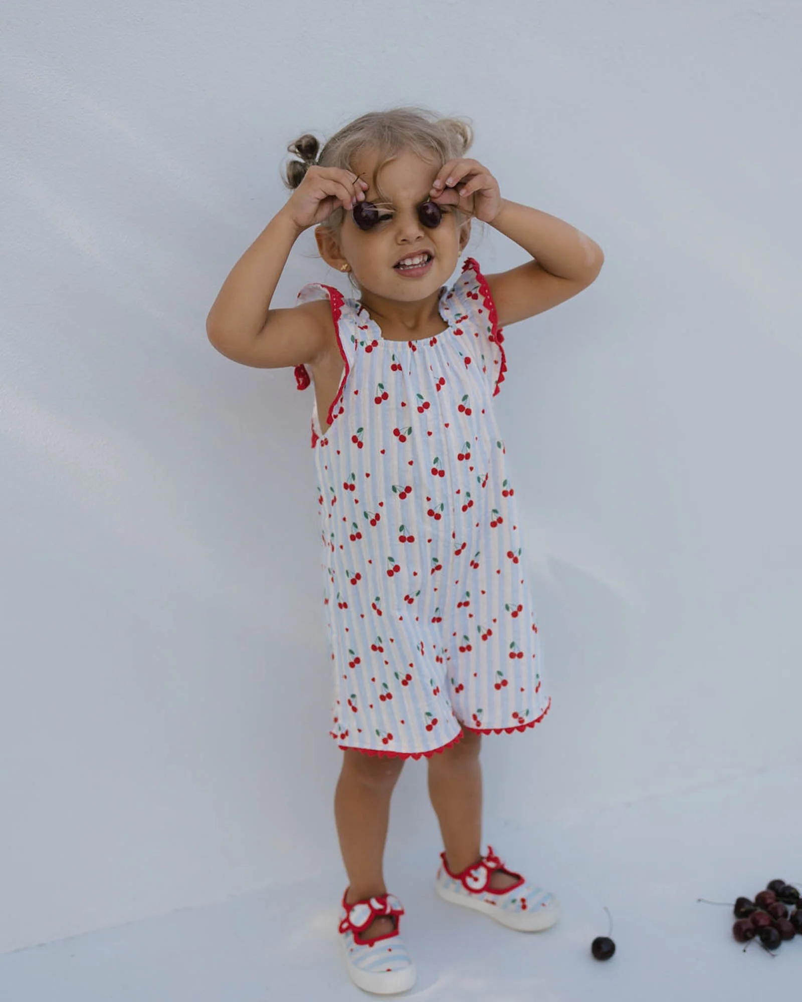 Meadow Overalls - Cherry - Image 2