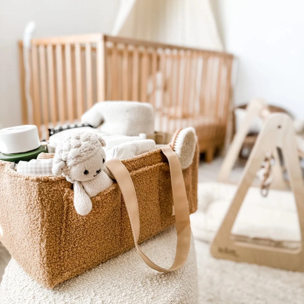 Nappy Caddy Organiser - Teddy Brown - Image 4