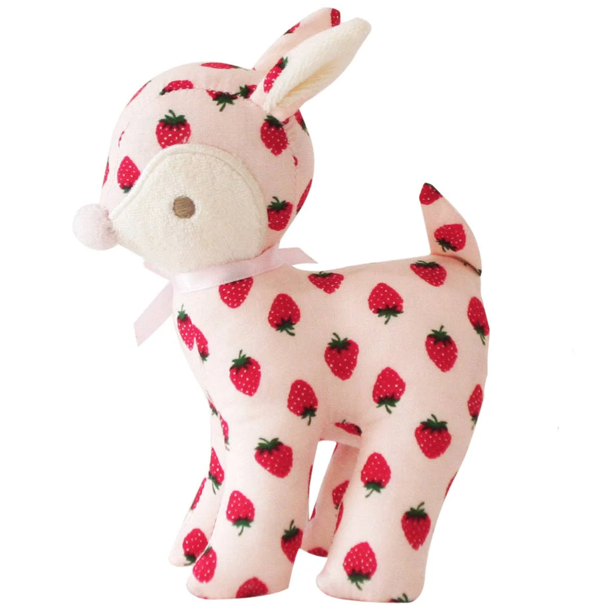 Rattle | Baby Deer - Strawberry