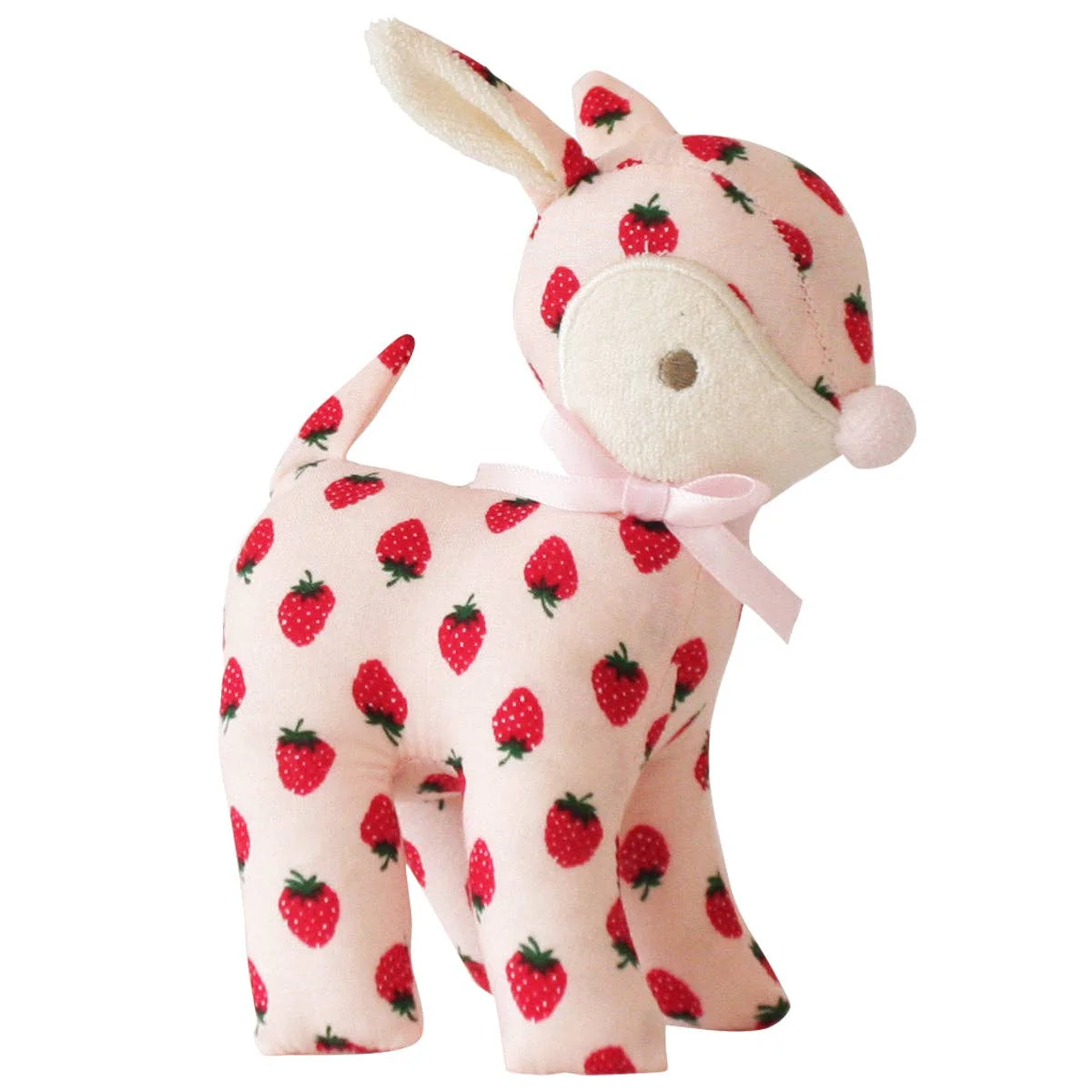 Rattle | Baby Deer - Strawberry - Image 2