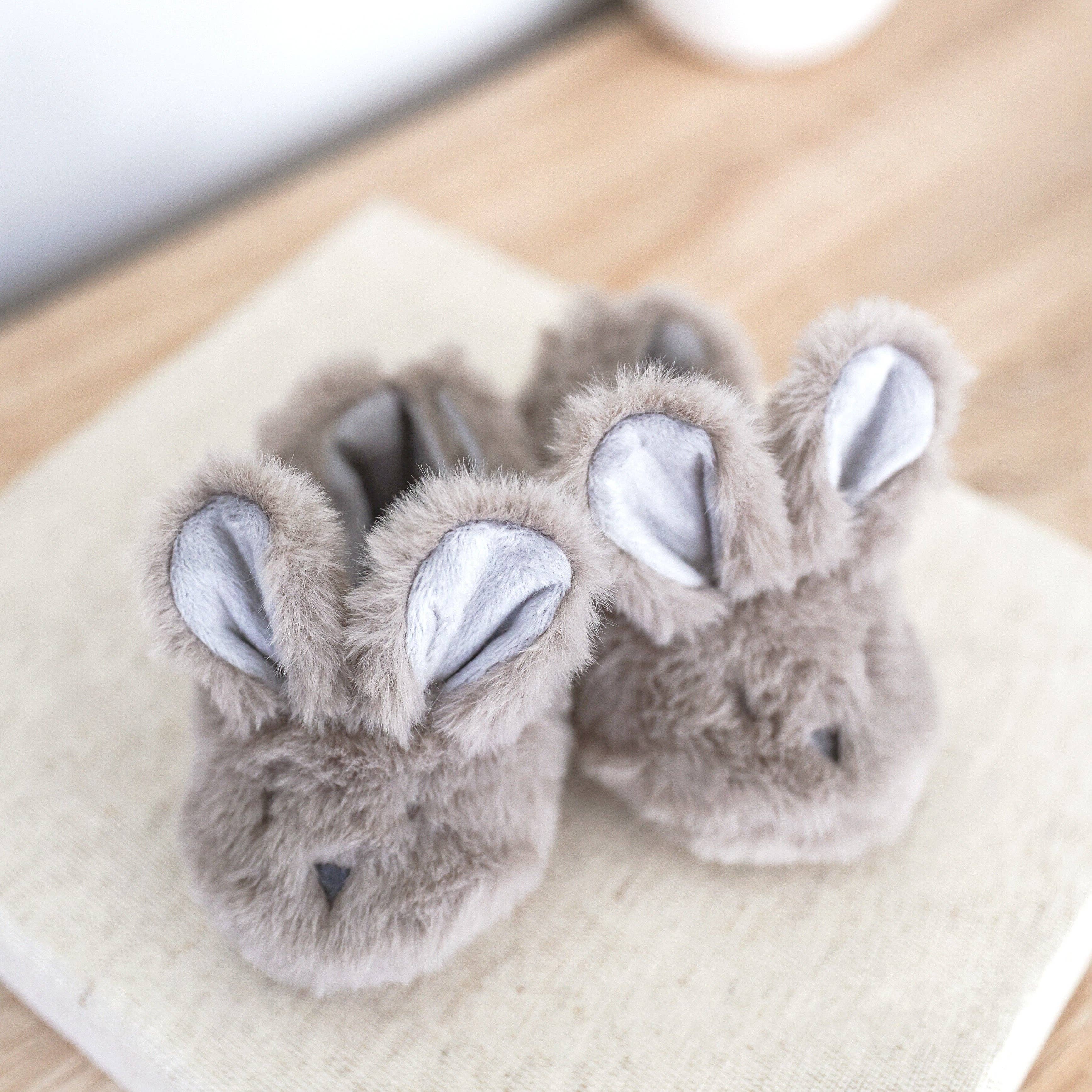 Booties | Plush Bunny - Grey - Image 5