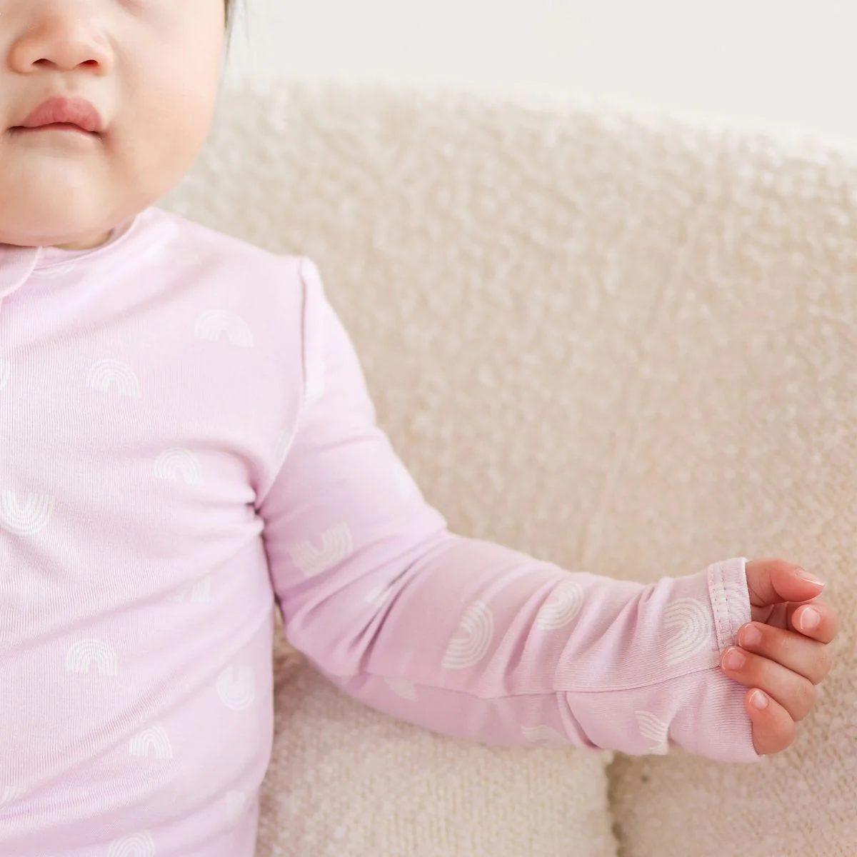 Onesie | Day or Night Long Sleeve - Lilac Rainbow - Image 2