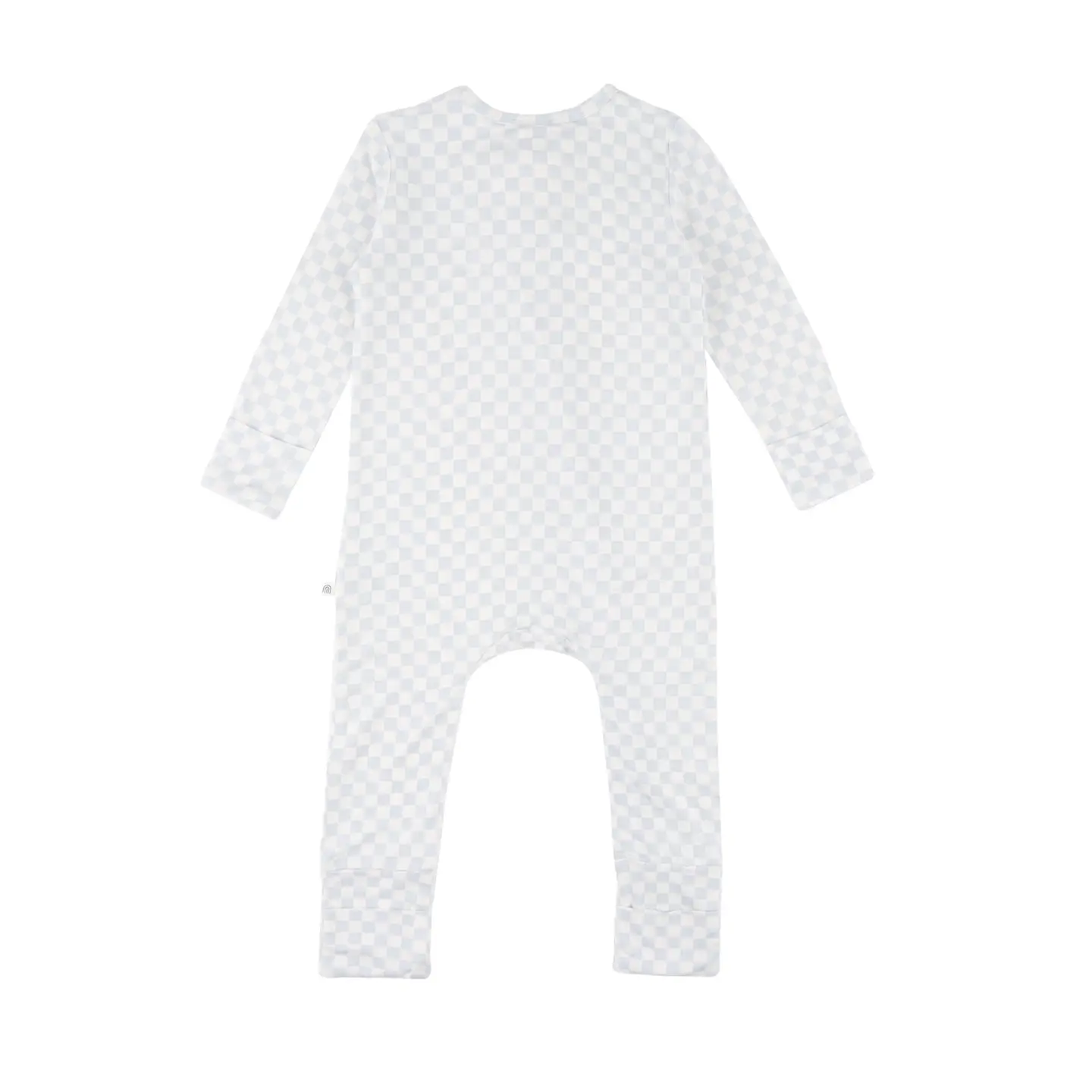 Onesie | Day or Night - Sky Blue Grid - Image 2