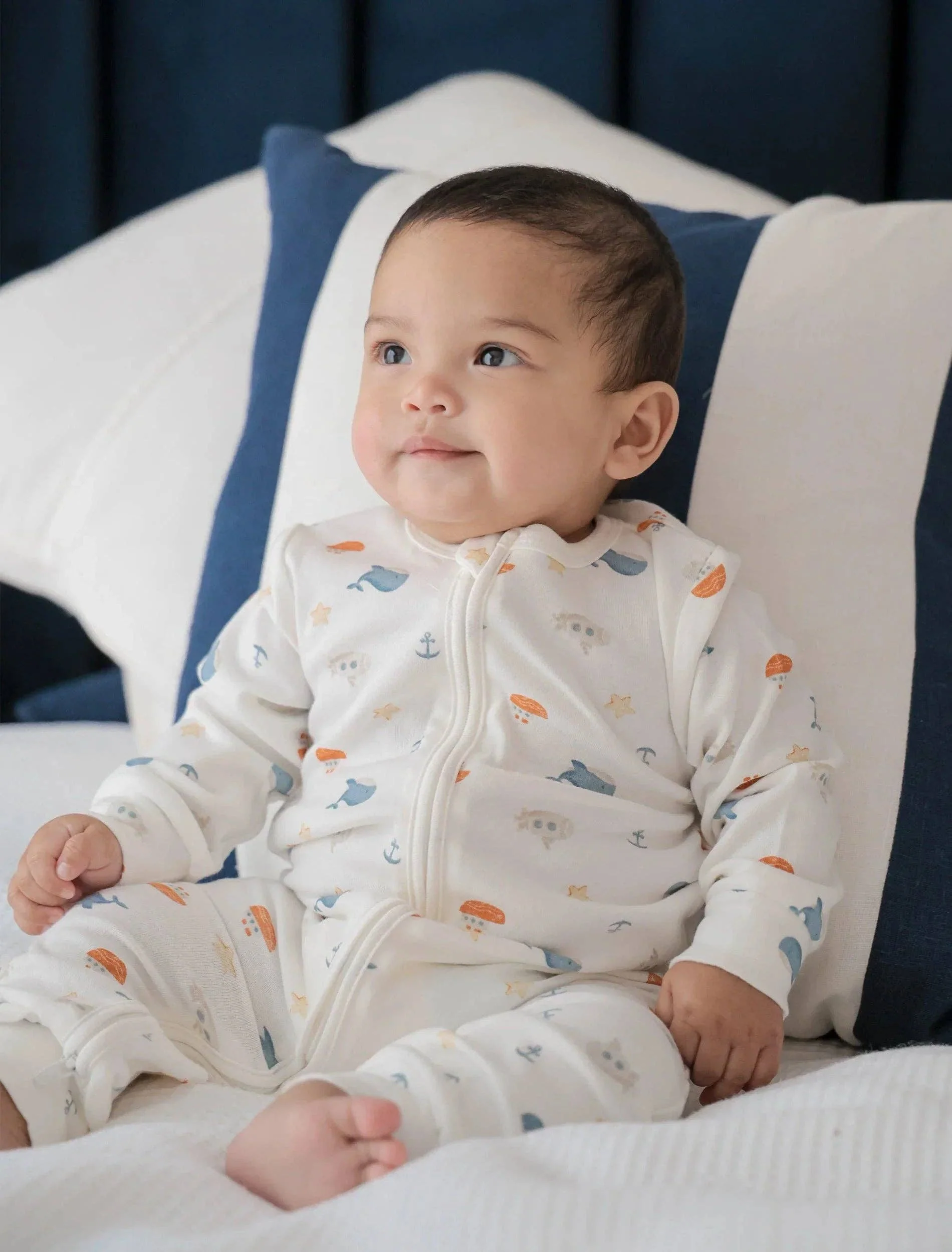 Organic Cotton Growsuit - Sea - Image 3