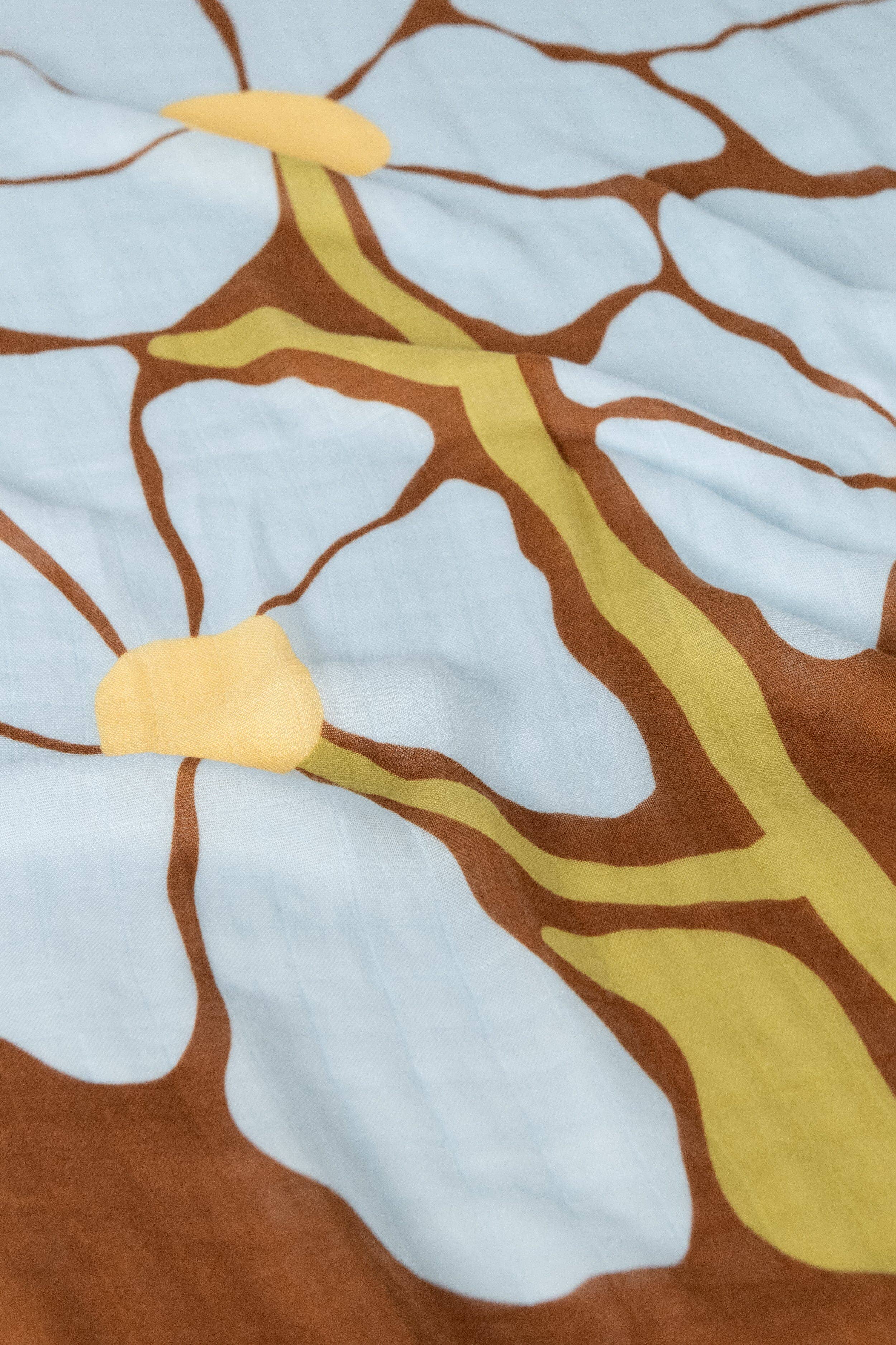 Swaddle | Organic - Fleur Umber (Limited Edition) - Image 12
