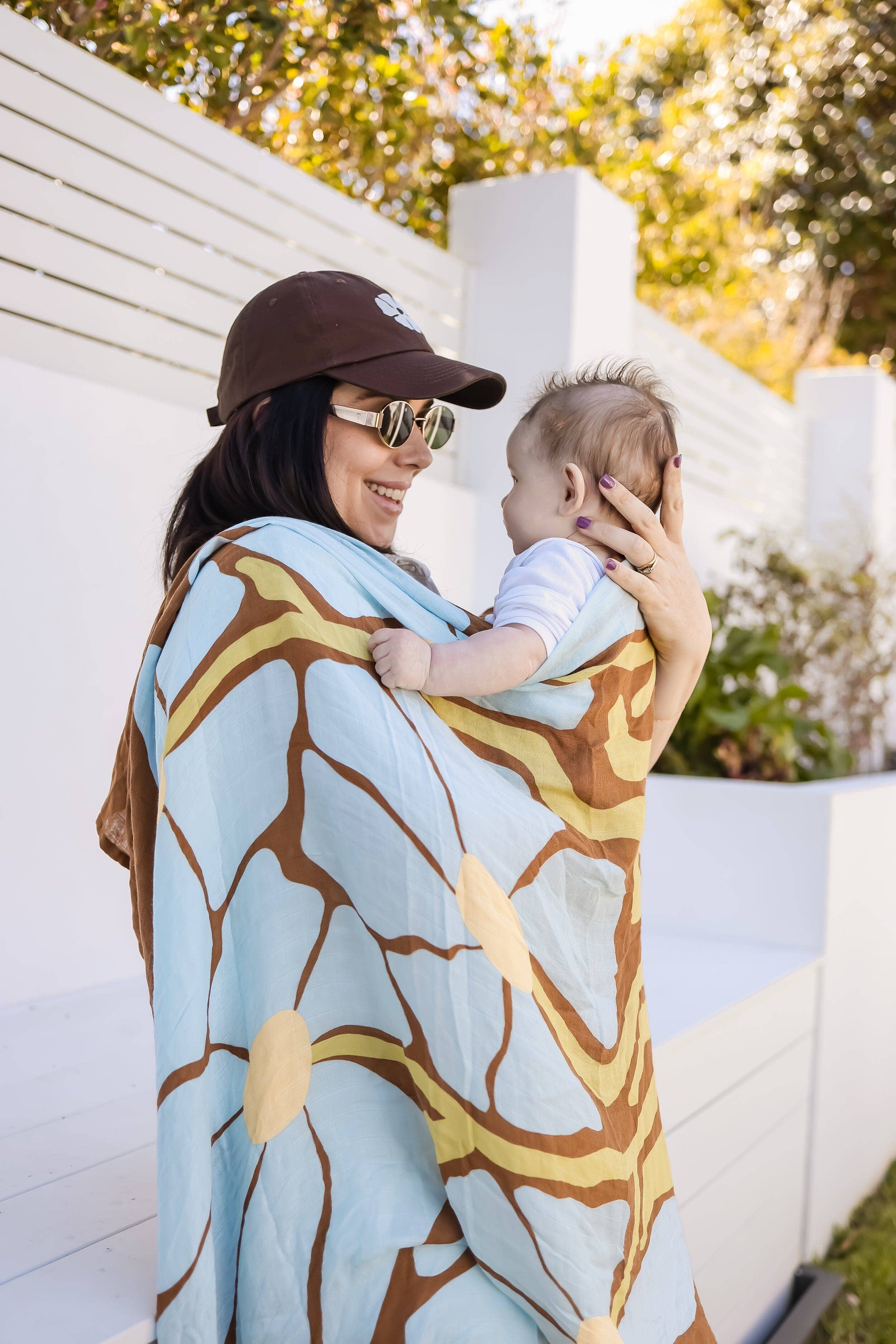 Swaddle | Organic - Fleur Umber (Limited Edition) - Image 6
