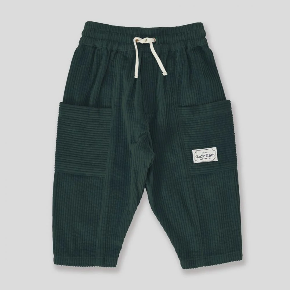 Pant | Kit Corduroy Pocket Pant - Moss