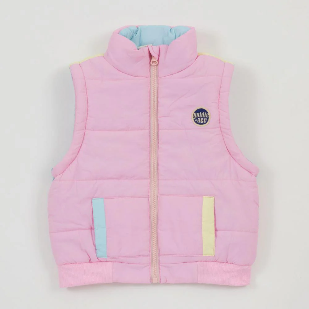Parka Jacket/Vest | Stevie Sunrise - Pastel - Image 3