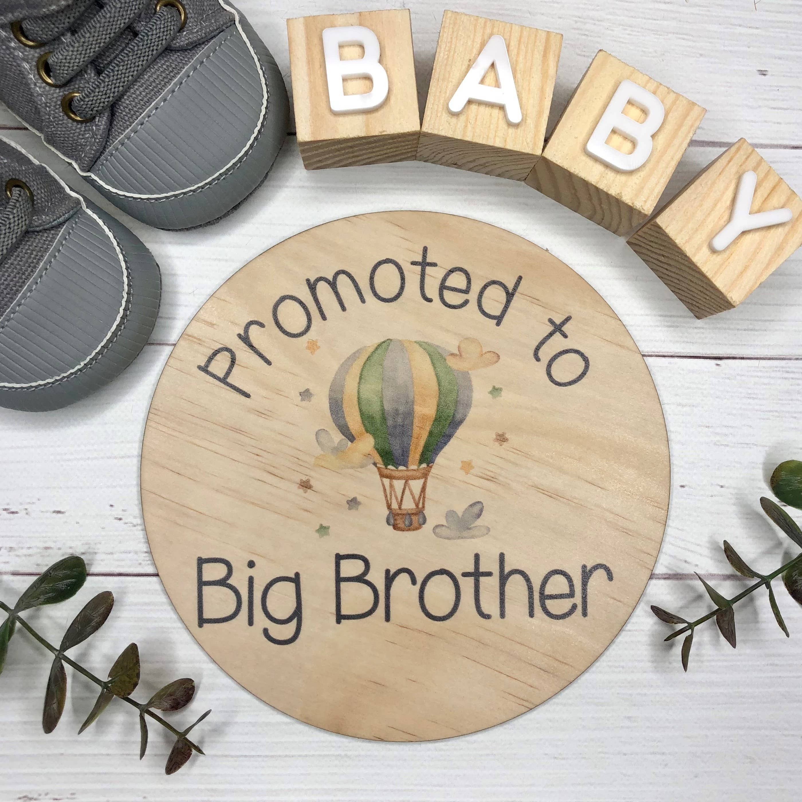 Plaque | Promoted to Big - Sister/Brother - Image 4
