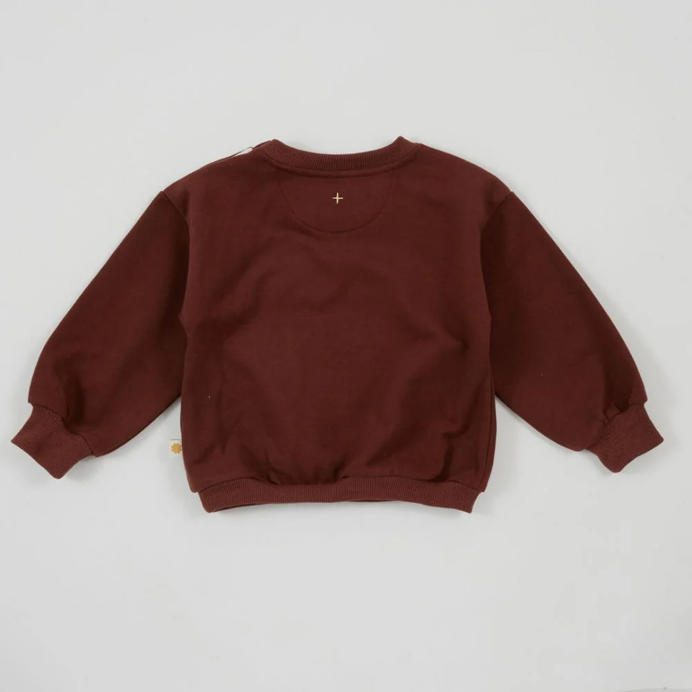 Sweater | Comfy Embroided - Brown - Image 3
