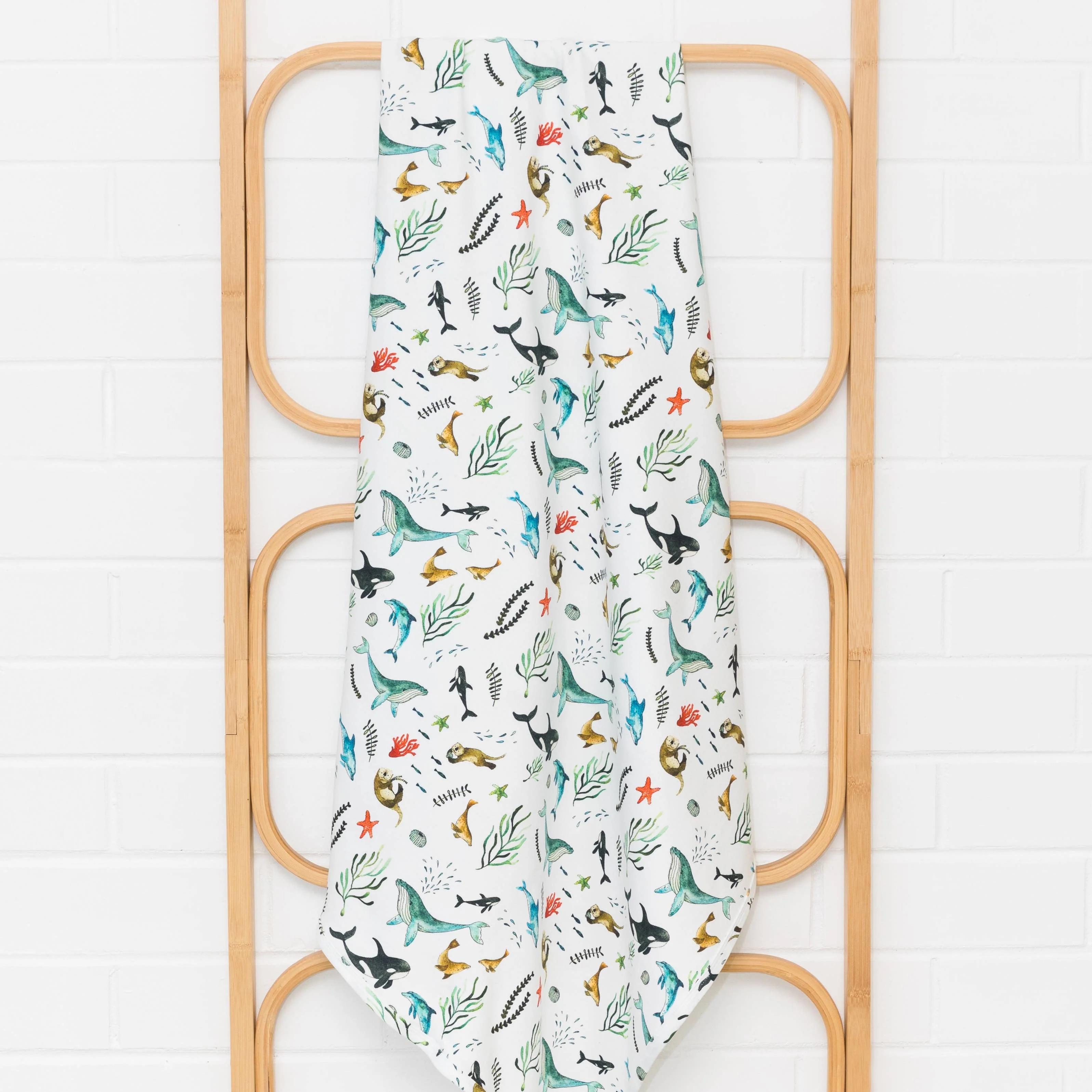 Swaddle | Organic Cotton - Under the Sea - Image 3