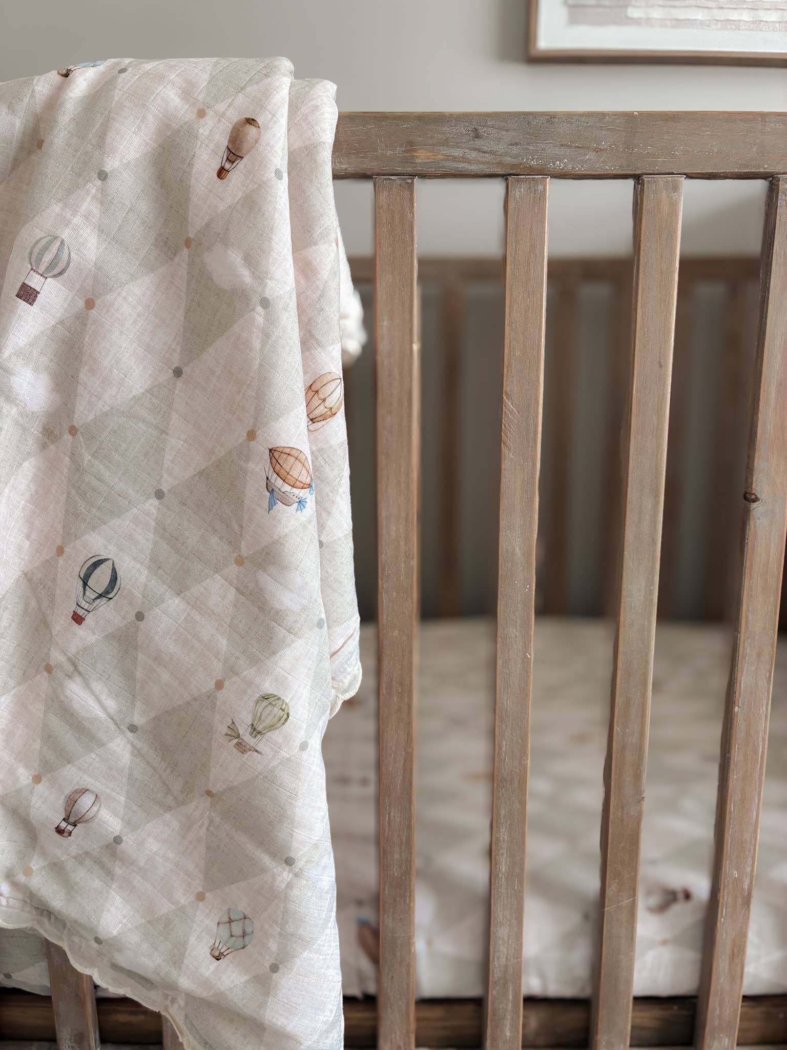 Blanket | Fur Lined - Cot Size - Up and Away - Image 2